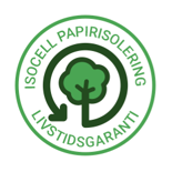 ISOCELL PAPIRISOLERING - LIVSTIDSGARANTI