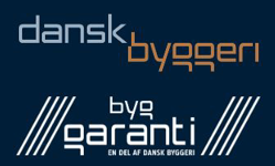 Vi er medlem af Dansk Byggeri og Byg Garanti