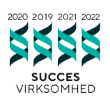 Vi blev Succesvirksomhed i 2019, 2020, 2021, 2022.