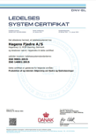 DS/EN ISO 9001:2015 Certifikat