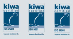kiwa certified | ISO 45001 | ISO 9001 | ISO 14001