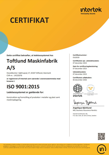 Intertek cerificeret • ISO 9001:2015