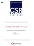 CSR certifikat for socialt ansvarlighed 2024