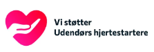 Vi støtter Udendørs hjertestartere