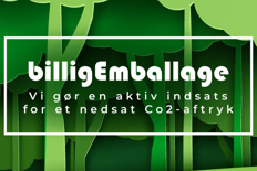 billigEmballage → Vi gør en aktiv indsats for et nedsat Co2-aftryk